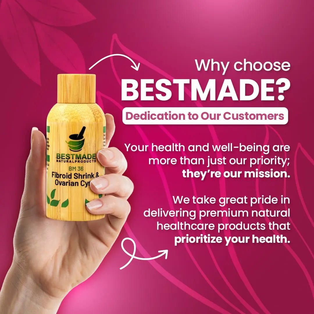 Fibroid Shrink & Ovarian Cysts BM36 - Helps Shrink Fibroids and Ovarian Cysts, Balance Estrogen Levels and Prevent Regrowth, Support for Menstrual Pain and Painful Intercourse, 30 mL Drops | Bestmade - PrimeBioHealth - canada supplements