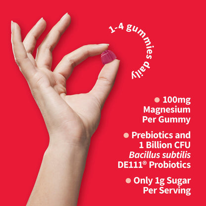 Garden of Life Magnesium Citrate Supplement Gummies with Prebiotics & Probiotics for Stress, Sleep & Recovery - Vegan, Gluten Free, Kosher, Non-GMO - PrimeBioHealth - canada supplements
