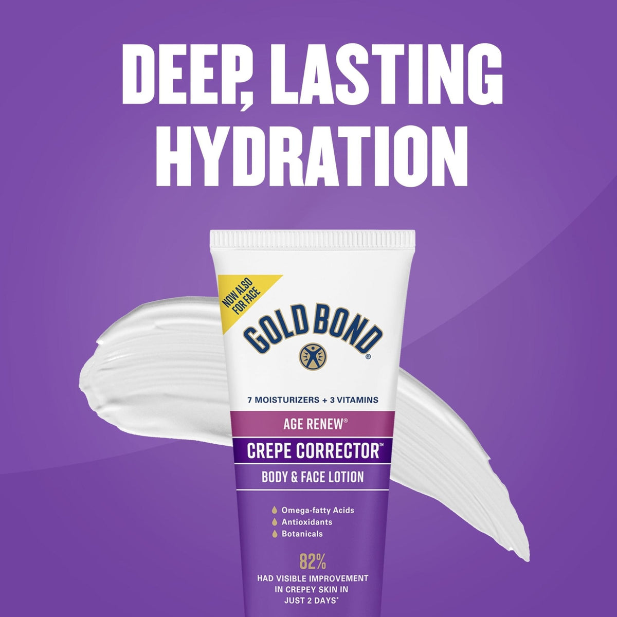 Gold Bond Age Renew Day & Night Duo Lotion Set for Body & Face, Crepe Corrector & Retinol Overnight Lotion - PrimeBioHealth - canada supplements