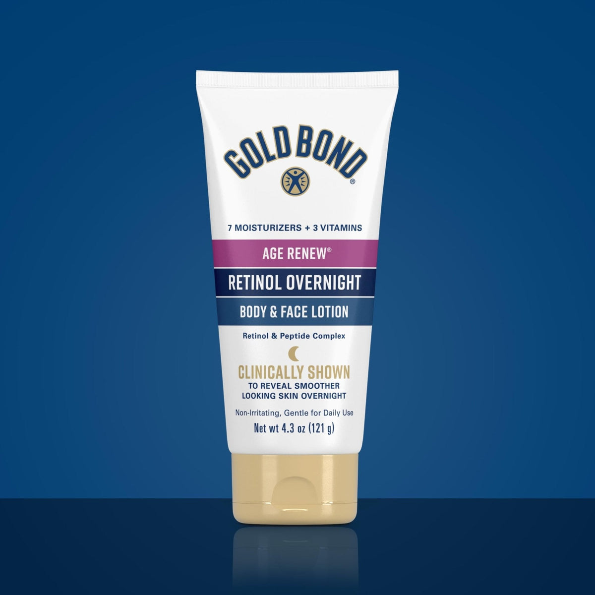 Gold Bond Age Renew Day & Night Duo Lotion Set for Body & Face, Crepe Corrector & Retinol Overnight Lotion - PrimeBioHealth - canada supplements