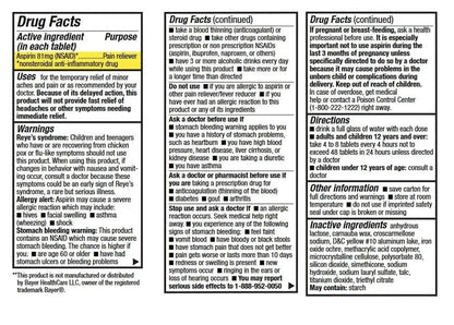 HealthA2Z® Aspirin 81 mg | Low Strength | Enteric Coated | Pain Relief | Reduces Minor Aches Muscle Pain & Cramps | Fever Reducer | Reduces Headache (300 Counts) - PrimeBioHealth - canada supplements