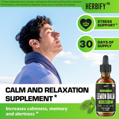 HERBIFY Bundle - Mullein Leaf Extract & Lemon Balm - Respiratory Support & Brain Support - PrimeBioHealth - canada supplements