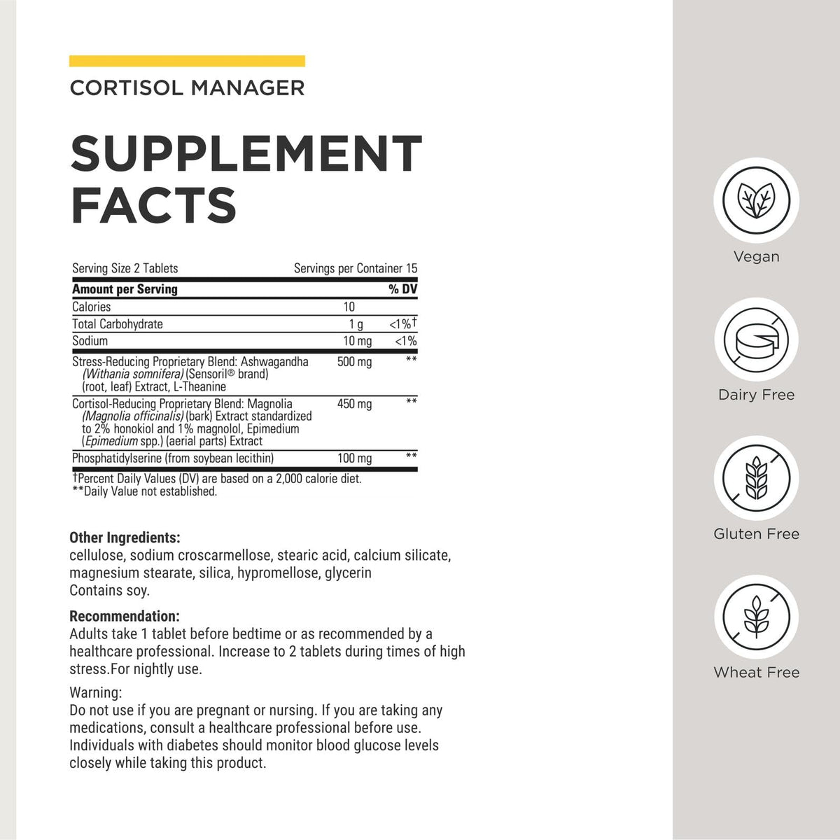 Integrative Therapeutics Cortisol Manager - Balance Cortisol & Support Relaxation for Restful Sleep* - Includes Ashwagandha & L-Theanine for Confidence with Less Stress - PrimeBioHealth - canada supplements
