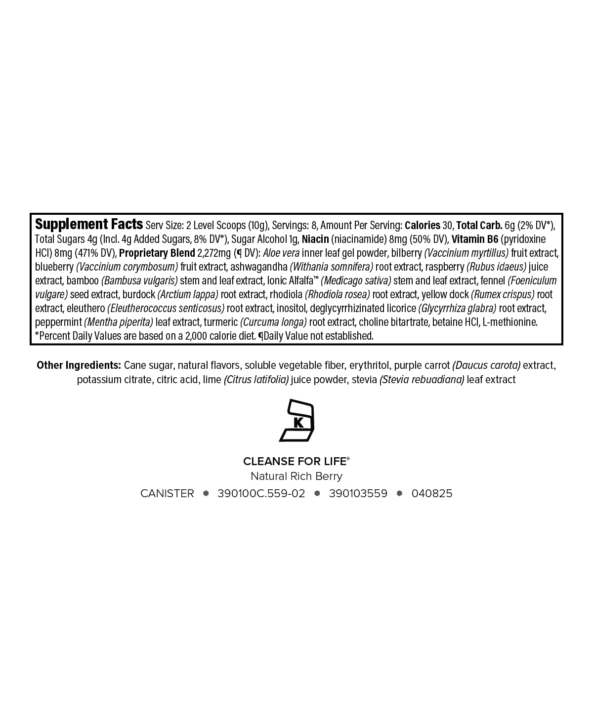 Isagenix Cleanse for Life - Powder Supplement for Cleanse Drink with No Laxatives or Diuretics - Support Metabolism with Vitamin B12 & Niacin - PrimeBioHealth - canada supplements