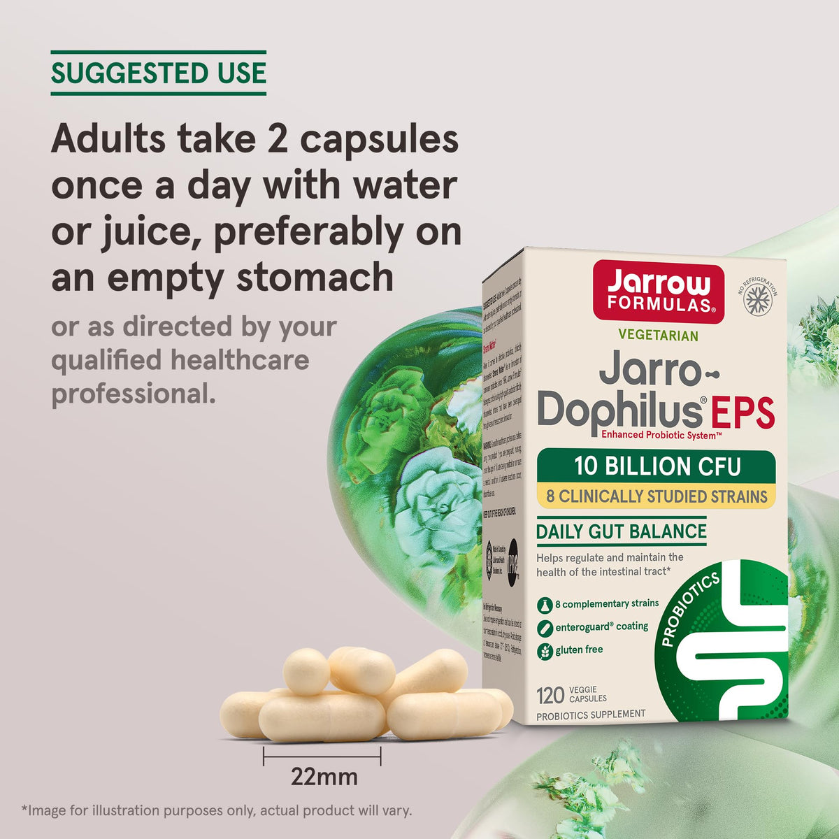 Jarrow Formulas Jarro Dophilus Probiotics 10 Billion CFU - Probiotic Supplement Capsules for Digestive Health & Gut Health for Women and Men - PrimeBioHealth - canada supplements