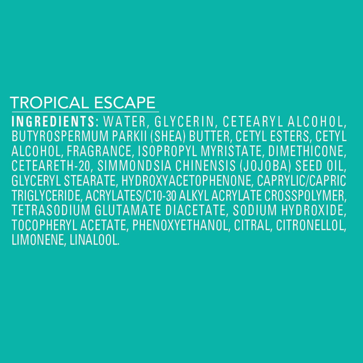 Jergens Shea Fusion Tropical Escape Body Lotion, Moisturizer with Shea Butter & Vitamin E, 14 Fl Oz - PrimeBioHealth - canada supplements