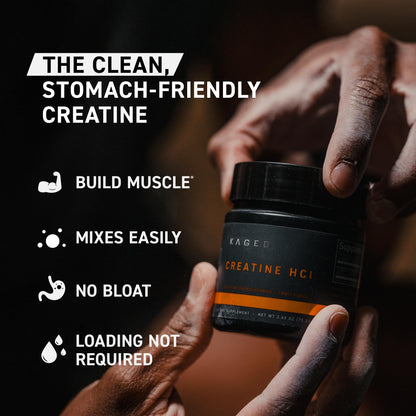 Kaged Creatine HCl Powder | 7X Concentrated vs Mono | Muscle Building & Recovery | High Absorption | No Bloating | Creatine for Men & Women - PrimeBioHealth - canada supplements