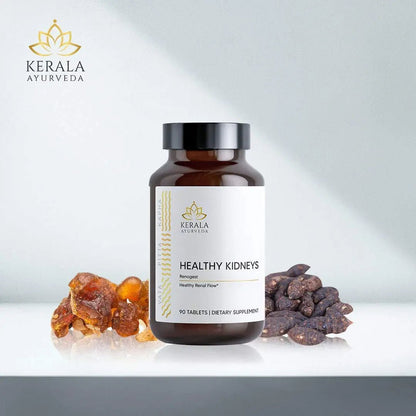 Kerala Ayurveda Healthy Kidney Herbal Tablets | Support Normal Kidney Function and Health | Kidney and Bladder Support | Urinary System Support - 90 Count - PrimeBioHealth - canada supplements