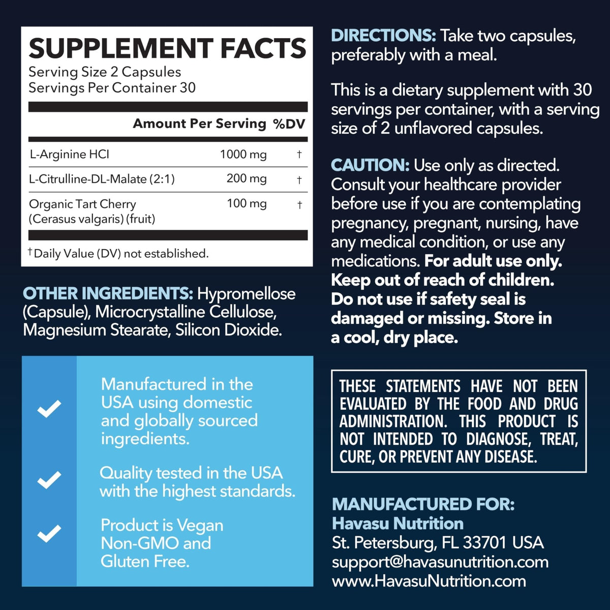 L-Arginine Capsules with L-Citrulline - Nitric Oxide Supplement - L Arginine and L Citrulline Blend - 60 Count - Vegan, Non-GMO Capsules for Performance - PrimeBioHealth - canada supplements