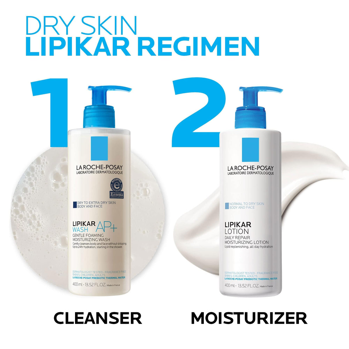 La Roche-Posay Lipikar Body Lotion Daily Repair Moisturizing Cream, Fragrance Free Body - PrimeBioHealth - canada supplements