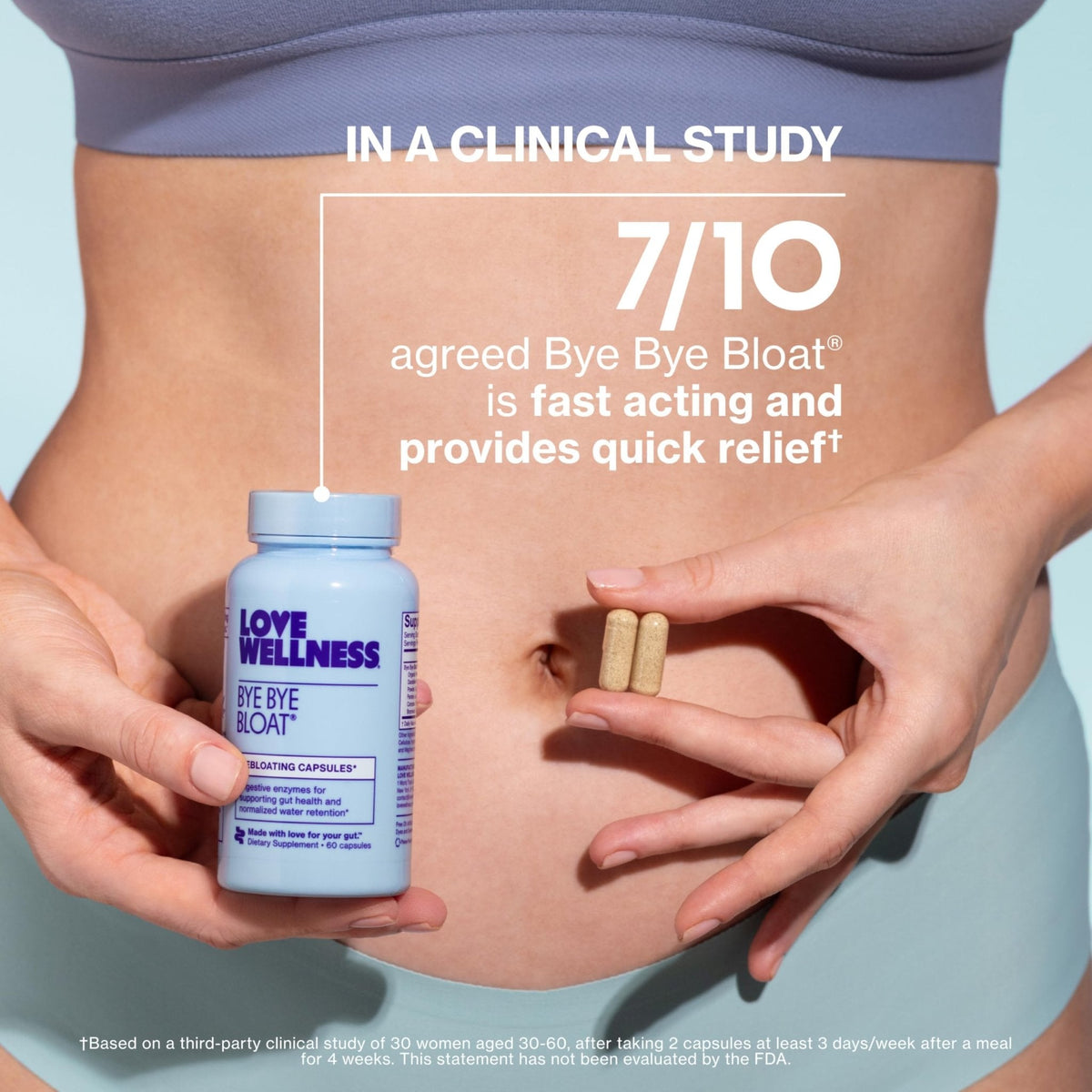Love Wellness Bye Bye Bloat | Digestive Enzymes for Fast Acting Bloating Relief for Women | Helps Reduce Water Retention & Gas Relief | Supports Digestive Health - PrimeBioHealth - canada supplements