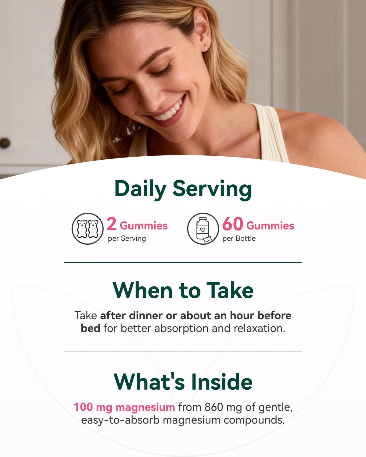 Magnesium Glycinate Plus Gummies 860mg, Sugar-Free, Non-GMO, Gluten-Free, Magnesium Gummies for Adults & Kids, Sleep - PrimeBioHealth - canada supplements