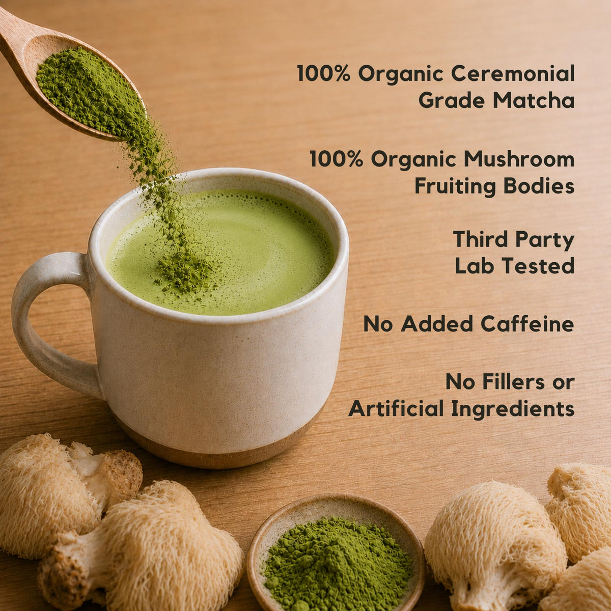 Malama Ceremonial Grade Matcha Powder - Premium Japanese Matcha Green Tea Powder with Organic Lion’s Mane Extract - Organic, Gluten-Free, Vegan, & Unsweetened (2.1 oz) for Energy & Focus - PrimeBioHealth - canada supplements