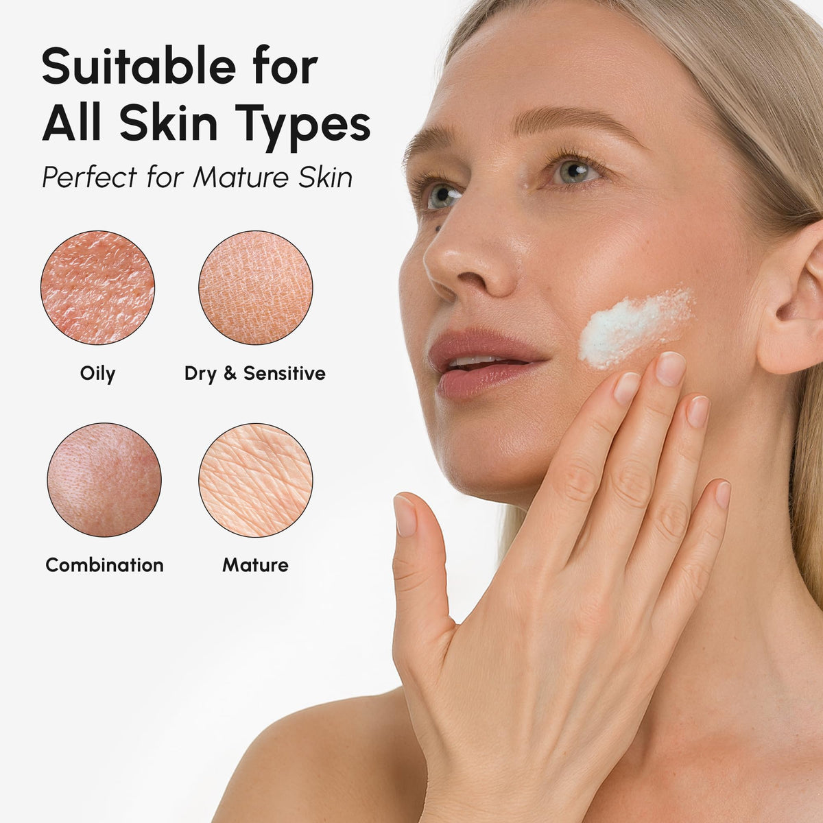 MAREE Face Exfoliator – Microdermabrasion Facial Scrub & Exfoliating Face Wash for Women – Collagen & Glycolic Acid – Gentle Scrub and Exfoliant - PrimeBioHealth - canada supplements