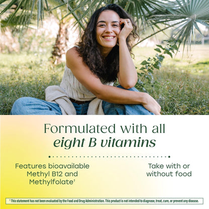MegaFood Balanced B Complex - B Complex Vitamin Supplement - 8 B Vitamins Including Vitamin B6, Vitamin B12, Folate, Biotin & More - Supports Cellular Energy Production - PrimeBioHealth - canada supplements