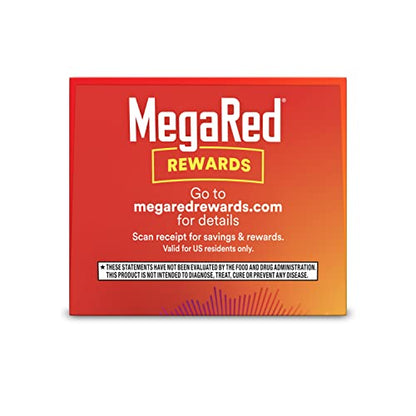 MegaRed Antarctic Krill Oil 500mg Omega 3 Fatty Acid Supplement, Extra Strength EPA & DHA Krill Oil Softgels (90cnt Box), Astaxanthin - PrimeBioHealth - canada supplements