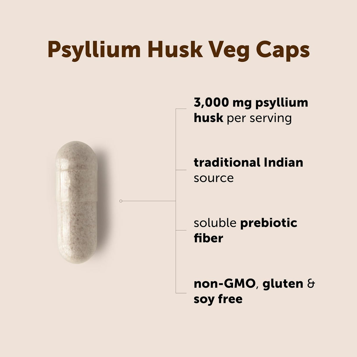 Micro Ingredients Psyllium Husk Capsules 3000mg Per Serving, 500 Veg Caps | Soluble Prebiotic Fiber Supplement for Women & Men | Daily Psyllium Husk Fiber Pills | 83 Servings | Non-GMO, Gluten Free - PrimeBioHealth - canada supplements