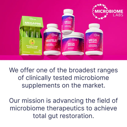 Microbiome Labs RestorFlora - Men's & Women's Probiotics for Digestive Health & Gut Reset - Spore Based Saccharomyces Boulardii Probiotics - PrimeBioHealth - canada supplements