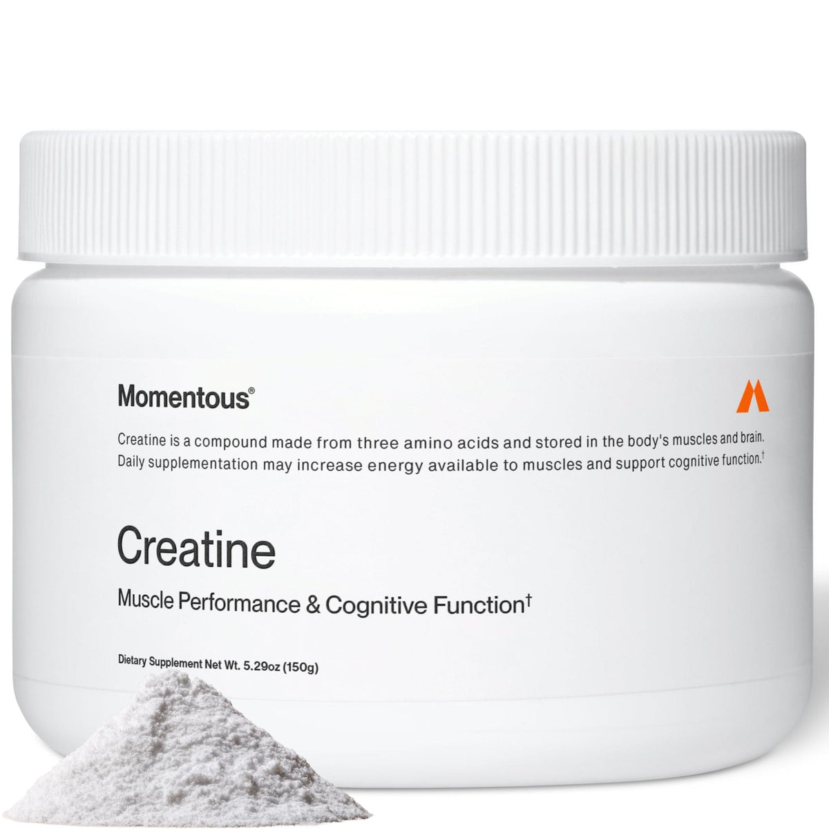 Momentous Creatine Monohydrate Powder - Creatine Powder - Supports Strength, Lean Muscle, & Recovery for Men & Women - NSF Certified for Sport - 5 g per Serving - 90 Servings - PrimeBioHealth - canada supplements