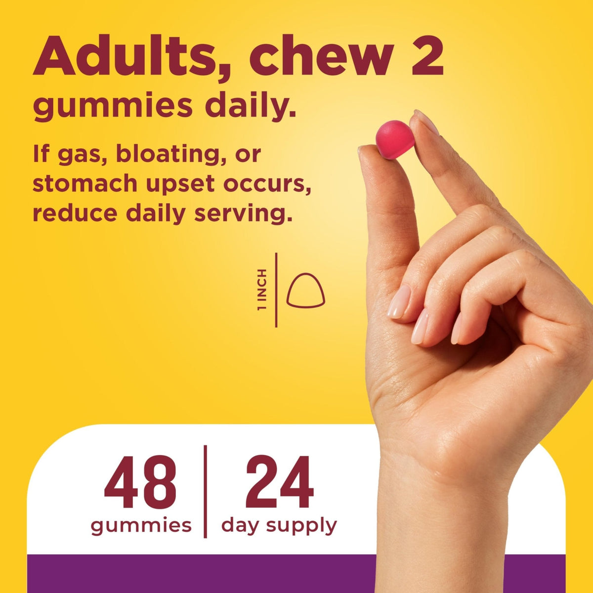 Nature Made Triple-Action Biotics, Gut and Immune Health Support, Digestive Probiotics for Women and Men, Prebiotic Fiber Gummies, 48 Gummies, 24 Day Supply - PrimeBioHealth - canada supplements