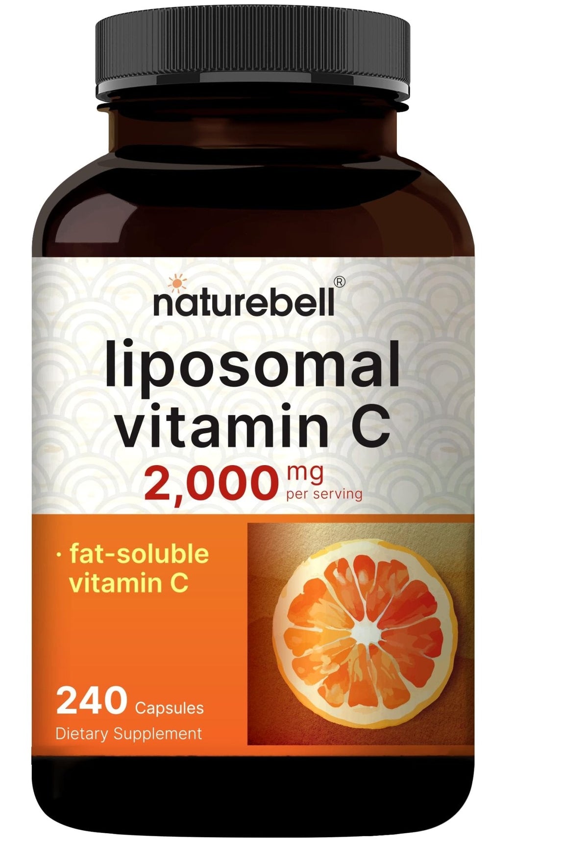 NatureBell Liposomal Vitamin C 2,000mg Per Serving, 240 Capsules | Fat-Soluble Vitamin C – Daily Vitamin Supplement for Men & Women – Non-GMO, Gluten Free - PrimeBioHealth - canada supplements