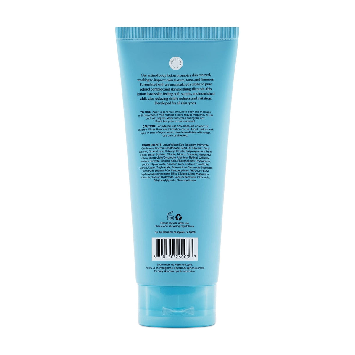 Naturium Skin-Renewing Retinol Body Lotion, Advanced Firming Anti-Aging Skin Care, with Encapsulated Retinol & Shea Butter, 8 oz - PrimeBioHealth - canada supplements