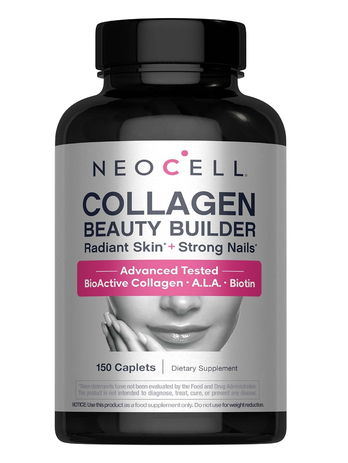 NeoCell Collagen Beauty Builder | 150 Caplets | Grass Fed BioActive Peptides | with Biotin and Hyaluronic Acid | Radiant Skin & Strong Nails Supplement - PrimeBioHealth - canada supplements