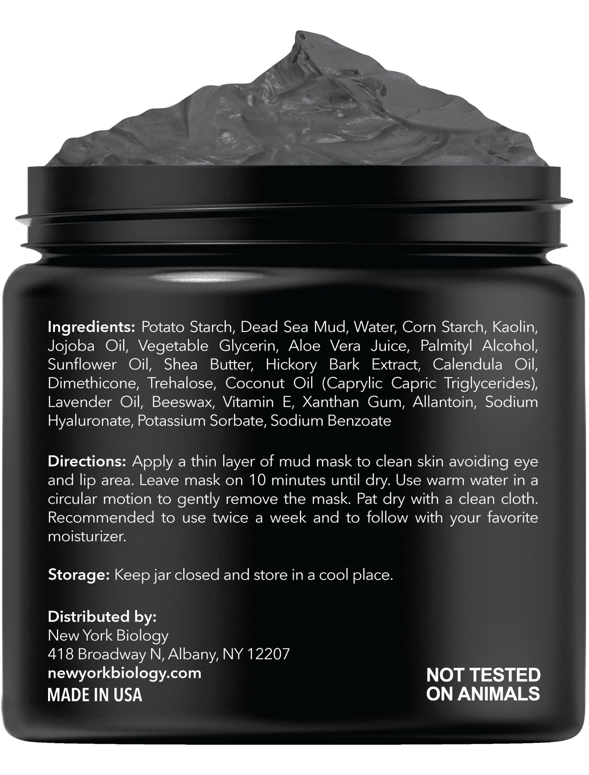 New York Biology Dead Sea Mud Mask for Face and Body | Spa Quality Pore Refiner for Oily Skin | Natural Skincare for Women & Men - PrimeBioHealth - canada supplements