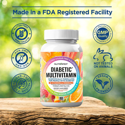 NutraPep Premium Multivitamin Chewable Gummies for Women & Men - Sugar-Free & Gluten Free Supplement Vitamins - PrimeBioHealth - canada supplements