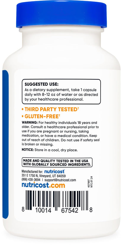 Nutricost DIM (Diindolylmethane) Plus BioPerine 300mg, 120 Vegetarian Capsules - Up to 4 Month Supply, Max Strength DIM Supplement - PrimeBioHealth - canada supplements