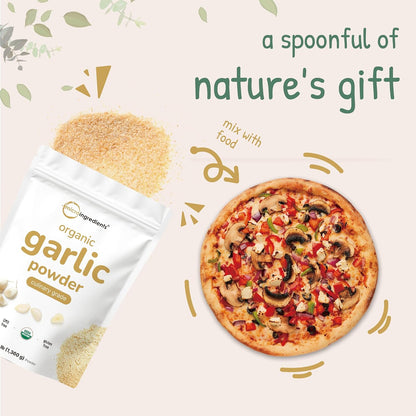 Organic Garlic Powder, 3 lb | Premium Raw Allium Sativum Bulb | Pungent & Savory Flavor | Great for Meats, Vegetables & Spice Mixes | Additive Free, Non-GMO, Bulk Supply - PrimeBioHealth - canada supplements
