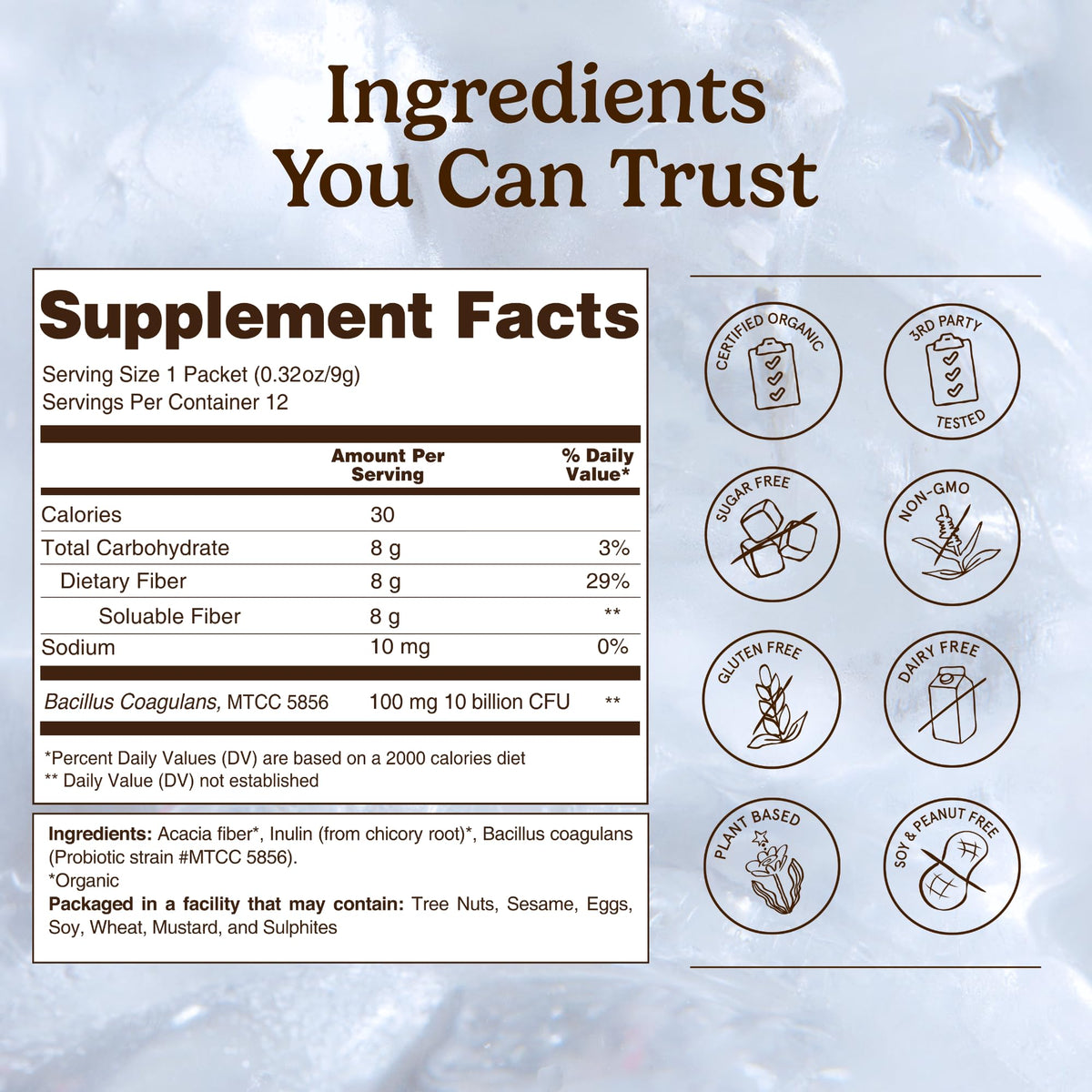 Organic Traditions Fiber Flow Variety Pack, Daily Fiber Supplement Sticks with Acacia, Chicory Root Inulin, One Billion CFU Probiotics, Mixed Flavors Strawberry Yuzu Lime Unflavoured, 12 Count - PrimeBioHealth - canada supplements