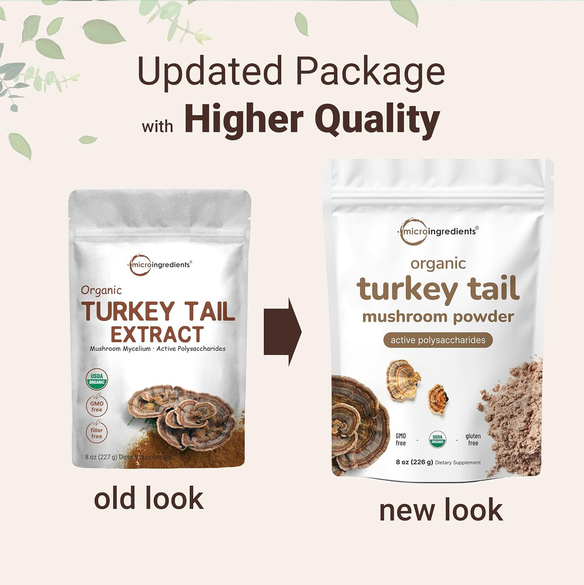 Organic Turkey Tail Mushroom Powder (50:1 Extract), 8 Ounce | Freeze Dried with Active Polysaccharides, Supports Immune Response & Cellular Level, Pet Friendly - PrimeBioHealth - canada supplements