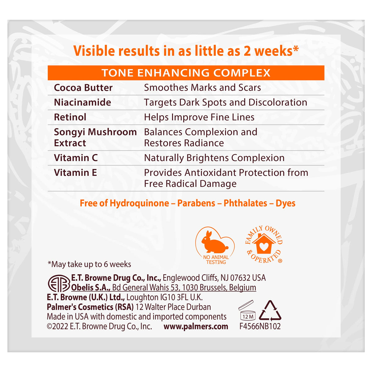 Palmer's Cocoa Butter Formula Eventone Fade Cream, Anti-Dark Spot Fade Cream with Vitamin E and Niacinamide - PrimeBioHealth - canada supplements