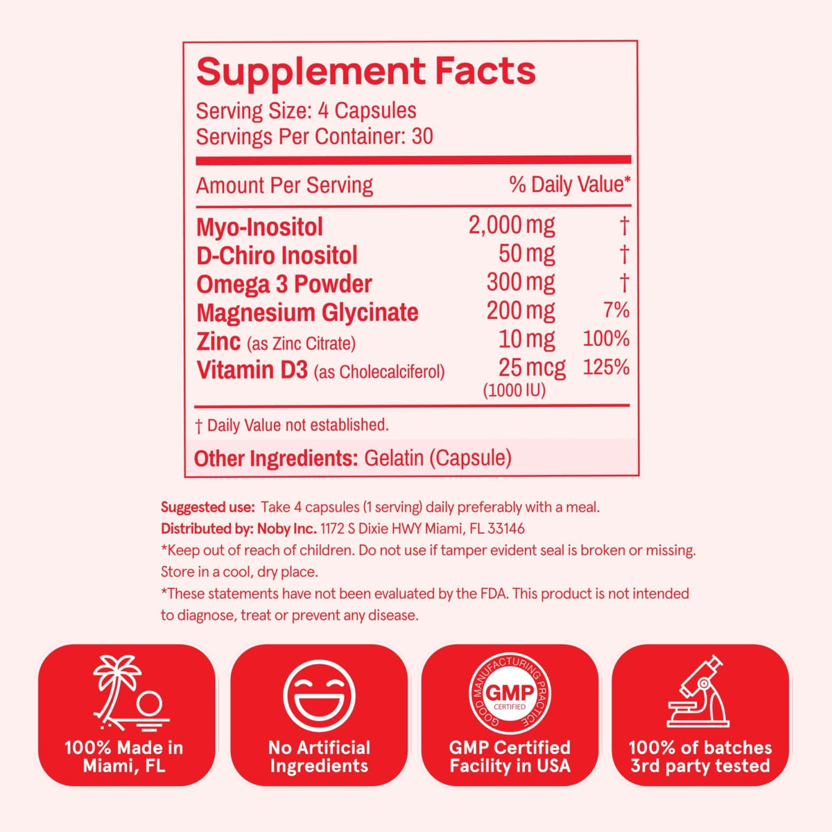 Peach Perfect Inositol Multivitamin – Myo-Inositol & D-Chiro 40:1 Blend, Omega-3, Vitamin D3, Magnesium, Zinc – Supports Women’s Health - PrimeBioHealth - canada supplements