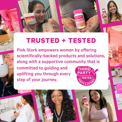 Pink Stork Prenatal Fiber Gummies for Women - 3g Prebiotic Inulin from Chicory Root - Natural Pregnancy & Postpartum Stool Softeners - PrimeBioHealth - canada supplements