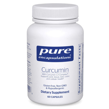 Pure Encapsulations Curcumin - 500 mg - Supports Joint Health & Liver Health - Curcuma Longa Capsule - PrimeBioHealth - canada supplements