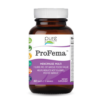 Pure Essence Labs ProFema - Multivitamin for Women - Natural Menopause Relief Supplement - Promotes Hormone Balance, Reduces Hot Flashes, Mood Swings, Night Sweats (60 Capsules) - PrimeBioHealth - canada supplements