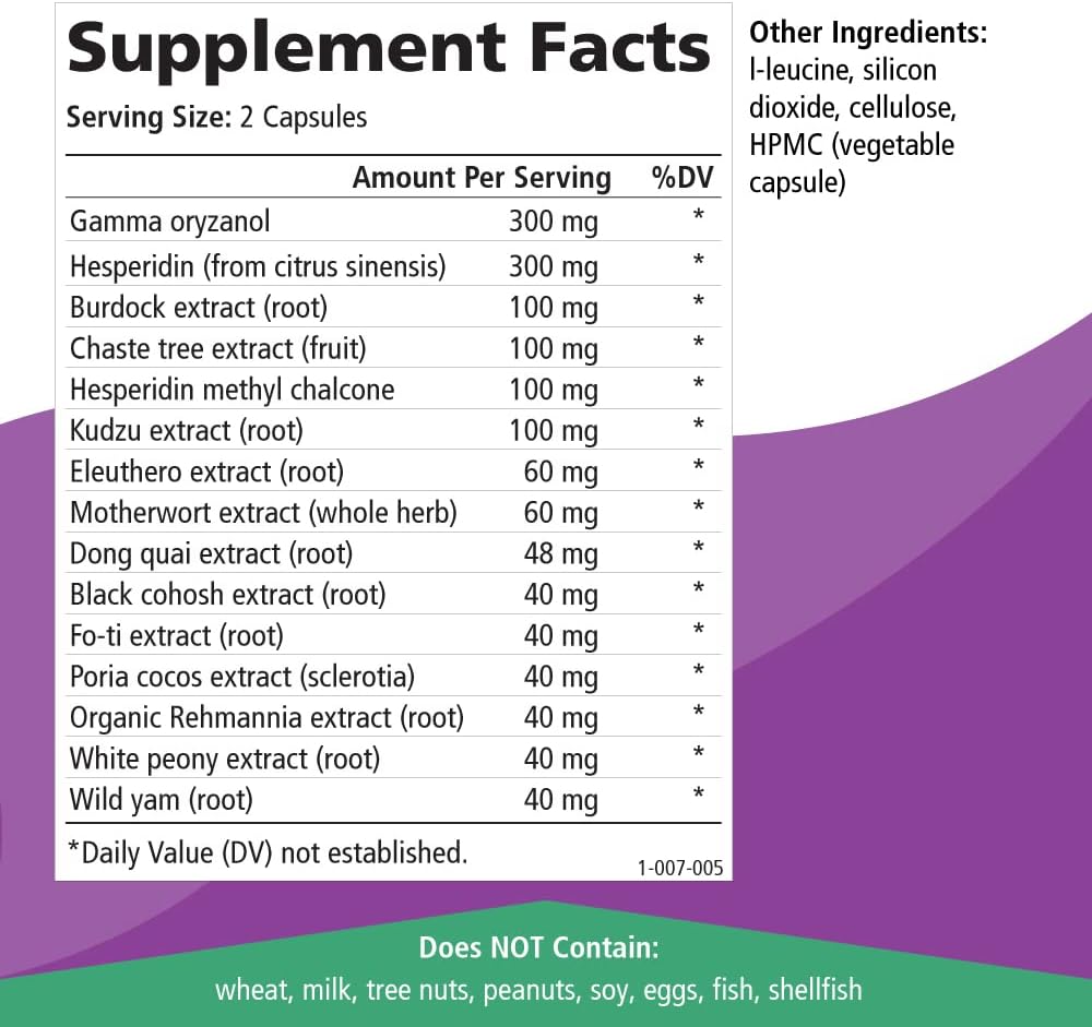 Pure Essence Labs Transitions Vitamins for Women, Natural Menopause Relief Supplement to Promote Hormone Balance, Reduce Hot Flashes, Mood Swings & Night Sweats, 120 Capsules - PrimeBioHealth - canada supplements
