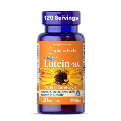 Puritan's Pride Premium Lutigold™ Lutein Carotenoid 40mg with Zeaxanthin for Men and Women, Dietary Supplement for Eye Health Support - PrimeBioHealth - canada supplements