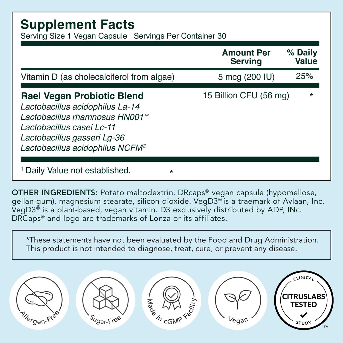 Rael Probiotics for Women - pH Balance Supplement with Prebiotics, Vaginal Immune Health (30 Servings) - PrimeBioHealth - canada supplements