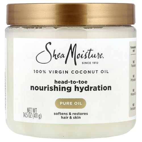 SheaMoisture for Dry Skin Nourishing Hydration 100% Extra Virgin Coconut Oil Soften and Restore Skin and Hair 14.5 oz - PrimeBioHealth - canada supplements