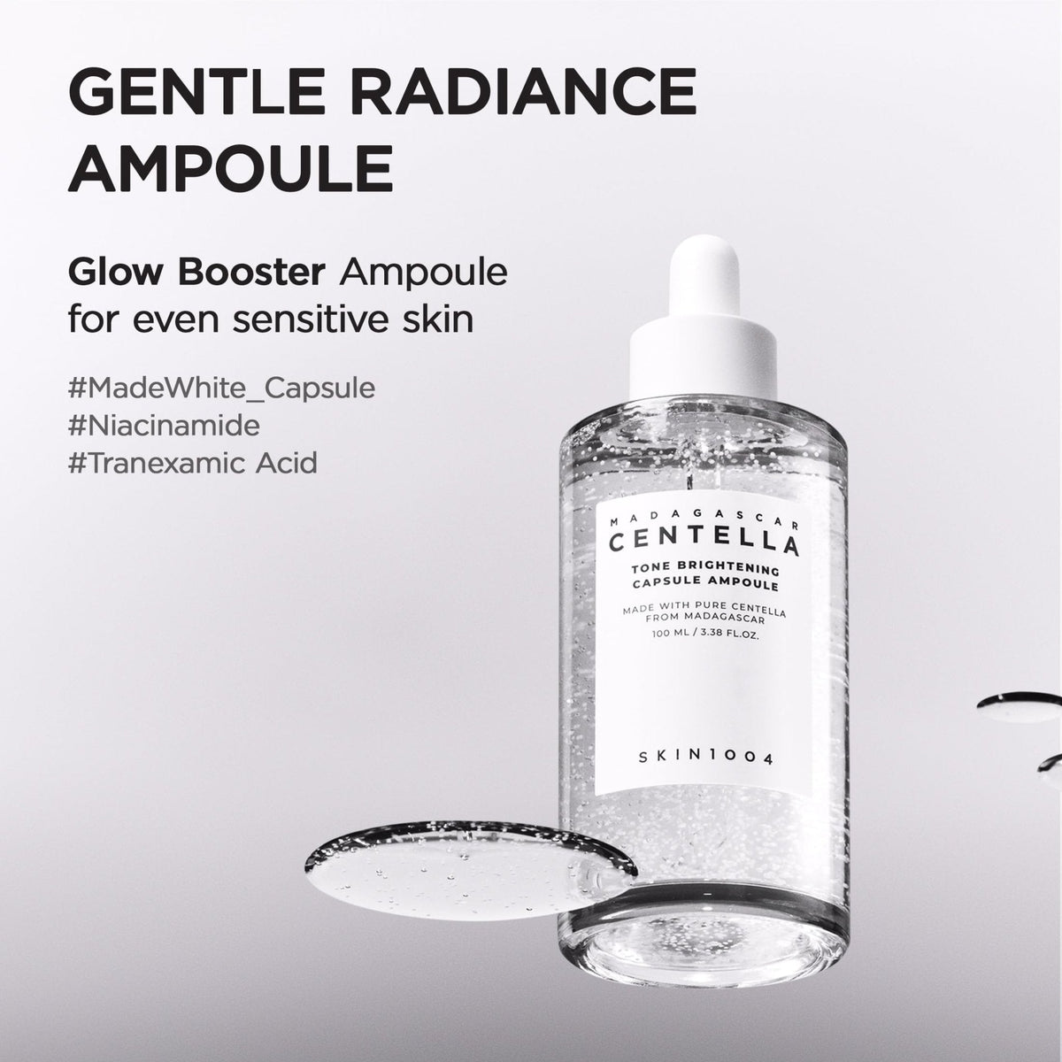 SKIN1004 Tone Balancing Capsule Ampoule, Niacinamide & Centella Serum for Face, Korean Hydrating Facial Serum for Unevne Skin Tone - PrimeBioHealth - canada supplements