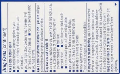 St. Joseph Aspirin Pain Reliever (NSAID) 81mg, Enteric Safety Coated, Adult Low Dose Regimen, 36 ct - PrimeBioHealth - canada supplements