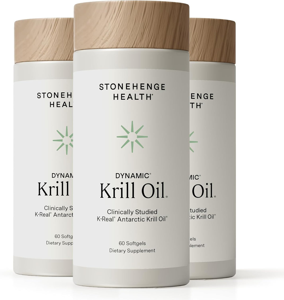 Stonehenge Health Dynamic Krill Oil 1600mg – Triple Strength Antarctic Omega-3 Supplement, EPA, Phospholipids & 2mg Astaxanthin – Supports Heart, Brain, Skin, Joint & Eye Health – 60 Softgels (3 Pack) - PrimeBioHealth - canada supplements