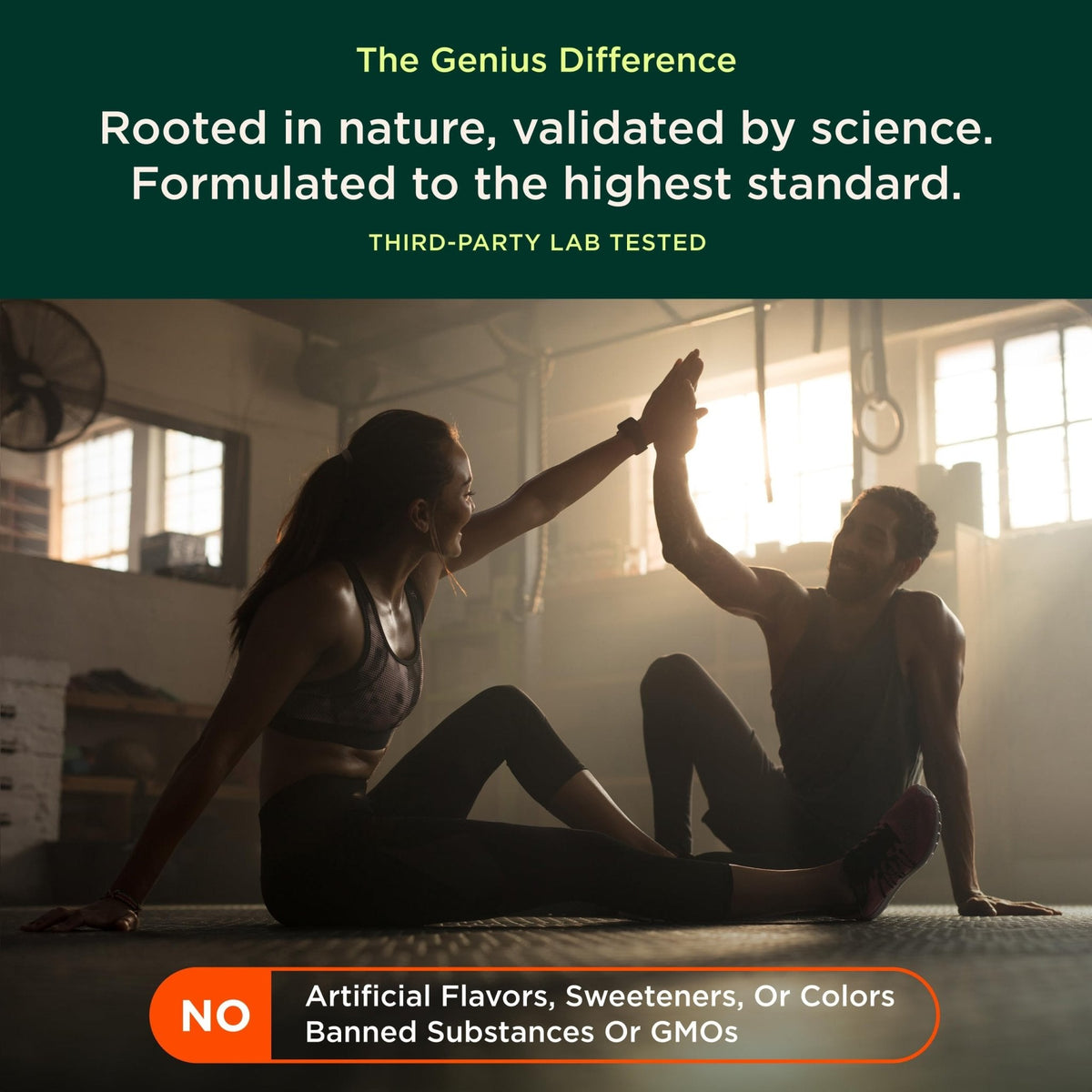 The Genius Brand Genius Mushrooms - Plant-Based Supplement for Immune, Focus & Energy Support - Lion's Mane, Cordyceps & Reishi - PrimeBioHealth - canada supplements