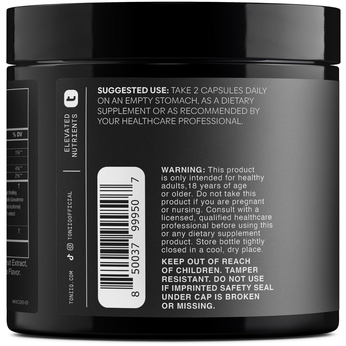 Toniiq 1300mg NAC - 4 Month Supply - Min. 98%+ Tested Purity - Ultra High Strength Bioavailable NAC Cysteine Supplement - 240 Vegetarian N Acetyl Cysteine - PrimeBioHealth - canada supplements
