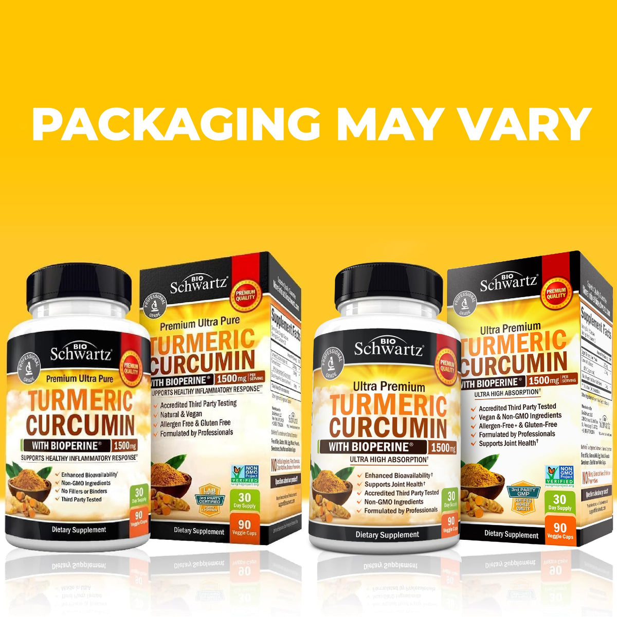 Turmeric Curcumin with Black Pepper Extract 1500mg - High Absorption Ultra Potent Turmeric Supplement with 95% Curcuminoids and BioPerine - PrimeBioHealth - canada supplements