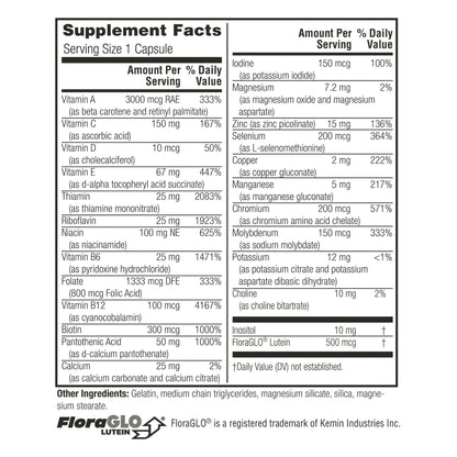 Twinlab Daily One Caps Without Iron - Nutritional Supplement with Zinc, B Vitamins, Magnesium, and More - 180 Capsules - PrimeBioHealth - canada supplements