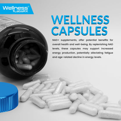 Wellness LABSRX Liposomal NAD Supplement, 1500mg - USA Made, NAD Resveratrol Supplement for Women and Men, NAD+ Support Cellular Health - PrimeBioHealth - canada supplements